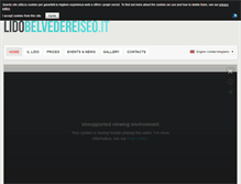 Tablet Screenshot of lidobelvedereiseo.it
